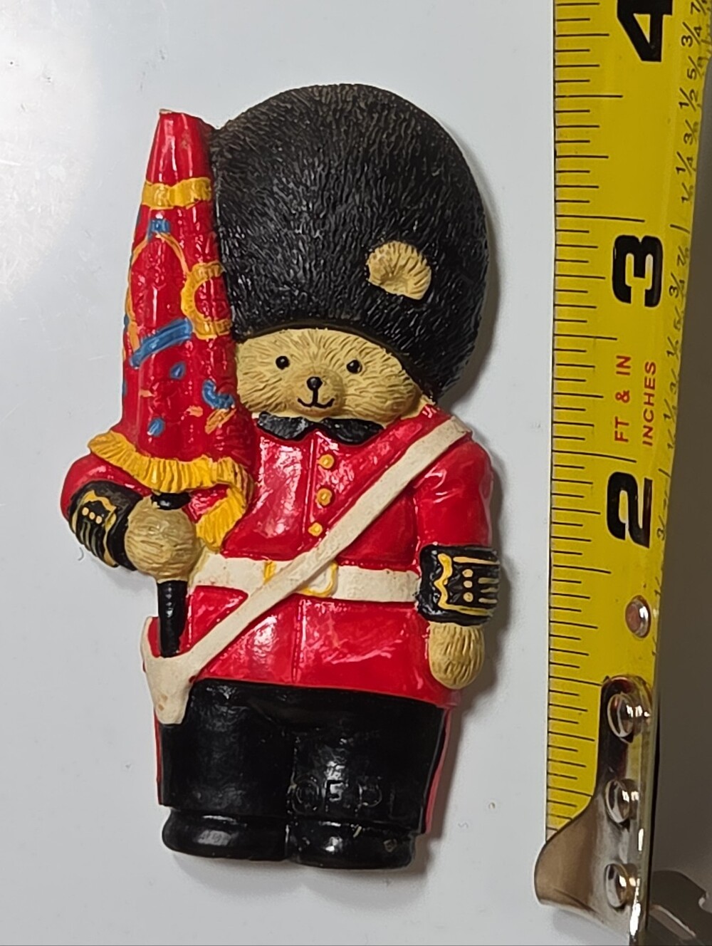 Vtg Cuggly Wugglies King's Guard Brittish Teddy Bear Fridge Magnet UK